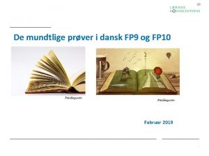 De mundtlige prver i dansk FP 9 og