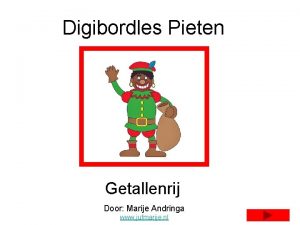 Digibordles Pieten Getallenrij Door Marije Andringa www jufmarije