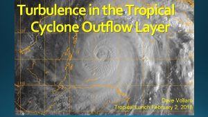 Turbulence in the Tropical Cyclone Outflow Layer Dave