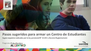 Pasos sugeridos para armar un Centro de Estudiantes