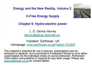 Energy and the New Reality Volume 2 CFree