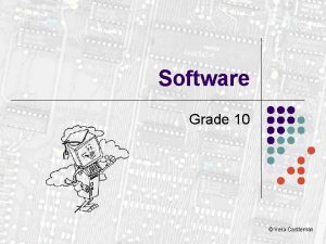 Software Grade 10 Vera Castleman What is software