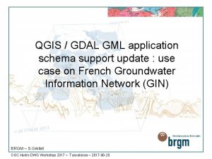 QGIS GDAL GML application schema support update use