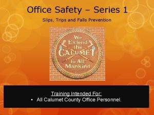 Office Safety Series 1 Slips Trips and Falls
