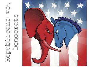 Republicans vs Democrats What is a Political Ideology