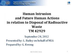Human Intrusion and Future Human Actions in relation