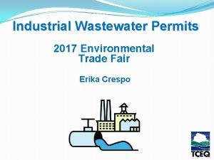 Industrial Wastewater Permits 2017 Environmental Trade Fair Erika