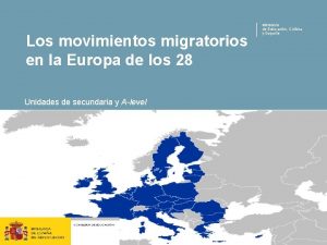 Los movimientos migratorios en la Europa de los