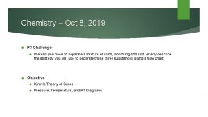 Chemistry Oct 8 2019 P 3 Challenge Pretend