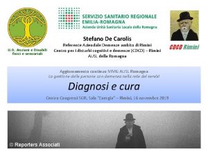 Stefano De Carolis U O Anziani e Disabili
