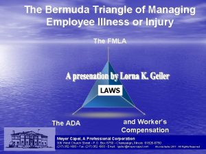 The Bermuda Triangle of Managing Employee Illness or