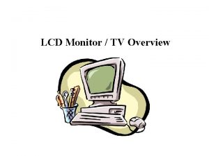 LCD Monitor TV Overview Panel Mode QVGA DOSEGA