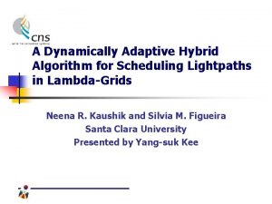 A Dynamically Adaptive Hybrid Algorithm for Scheduling Lightpaths