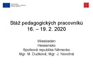 St pedagogickch pracovnk 16 19 2 2020 Wiesbaden