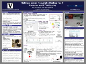 Softwaredriven Pneumatic Beating Heart Simulator and ECG Display
