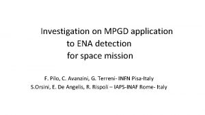 Investigation on MPGD application to ENA detection for