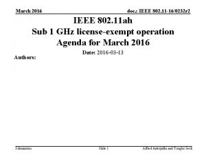 March 2016 doc IEEE 802 11 160232 r