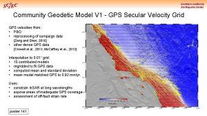 Southern California Earthquake Center Community Geodetic Model V