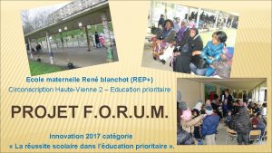 Ecole maternelle Ren blanchot REP Circonscription HauteVienne 2