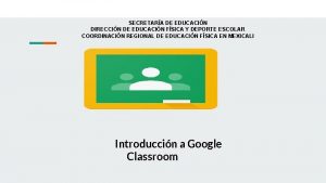 SECRETARA DE EDUCACIN DIRECCIN DE EDUCACIN FSICA Y