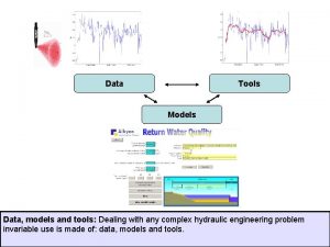 Data Tools Models Data models and tools Dealing