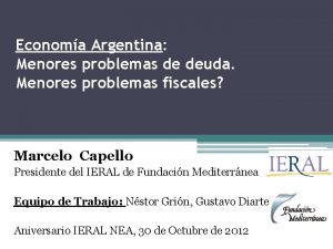 Economa Argentina Menores problemas de deuda Menores problemas
