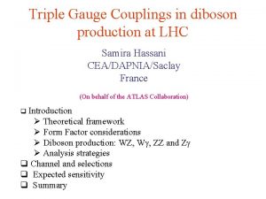 Triple Gauge Couplings in diboson production at LHC