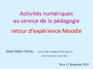 Activits numriques au service de la pdagogie retour