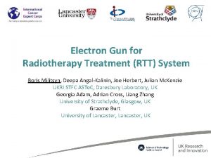 Electron Gun for Radiotherapy Treatment RTT System Boris