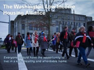 Washington low income housing alliance