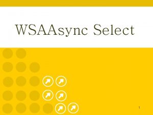 WSAAsync Select 1 1 SOCKET sock socketAFINET SOCKSTREAM