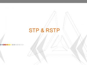 STP RSTP 1 Why 2 Spanningtree Protocol 802