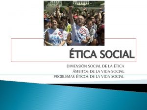 TICA SOCIAL DIMENSIN SOCIAL DE LA TICA MBITOS