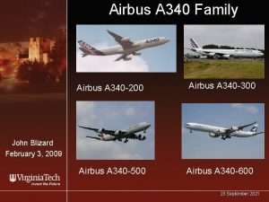 Airbus A 340 Family Airbus A 340 200