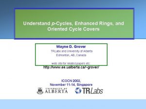 Understand pCycles Enhanced Rings and Oriented Cycle Covers