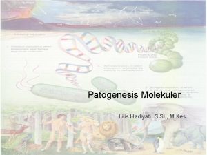Patogenesis Molekuler Lilis Hadiyati S Si M Kes