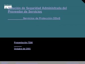 Solucin de Seguridad Administrada del Proveedor de Servicios