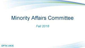 Minority Affairs Committee Fall 2018 1 MAC Vulnerable