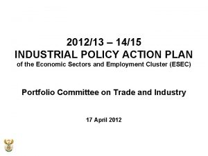 201213 1415 INDUSTRIAL POLICY ACTION PLAN of the