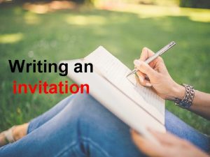 Writing an invitation greeting An invitation email body