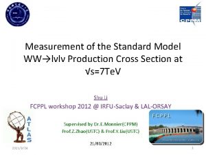 Measurement of the Standard Model WWll Production Cross