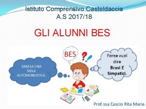 Istituto Comprensivo Casteldaccia A S 201718 GLI ALUNNI