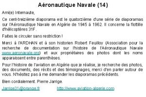 Aronautique Navale 14 Amie Internaute Ce centtreizime diaporama