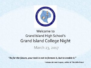 Welcome to Grand Island High Schools Grand Island