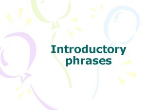 Introductory phrases Nombre Cmo te llamas What is