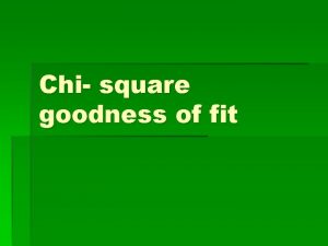 Chi square goodness of fit Is your die