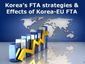 Koreas FTA strategies Effects of KoreaEU FTA 1