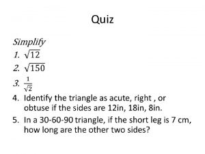 Quiz Lesson 7 4 Areas of Trapezoids Rhombuses