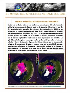 EL MINIMO DEL ARTICO DEL VERANO DEL 2008