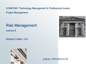 COMP 3001 Technology Management Professional Issues Project Management